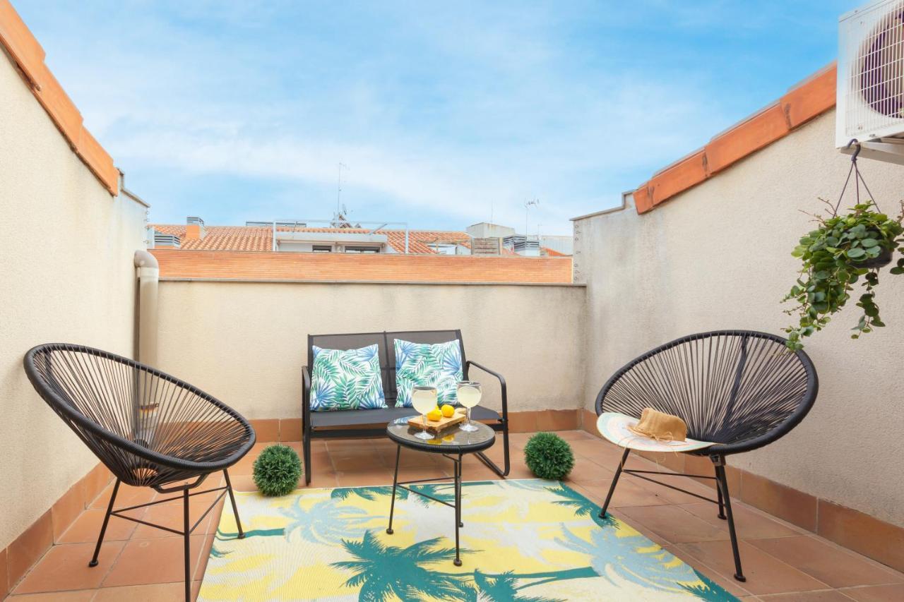 Appartamento Elegante Duplex En Terrassa, Barcelona Esterno foto